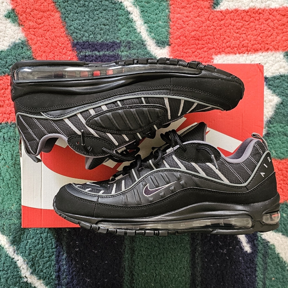 Nike Airmax 98 "Black Smoke Grey" Sz 10